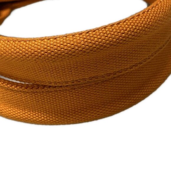 Auth PRADA Canapa Papaya (Orange) Canvas Tote Bag - Picture 9 of 14